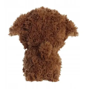 Lodër pelushi HERMA Teddypets Brown Poodle, 18cm, kafe