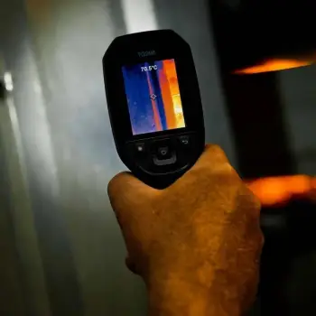 Kamerë termike FLIR TG298, ekran LCD 2.4", 8 GB, e zezë