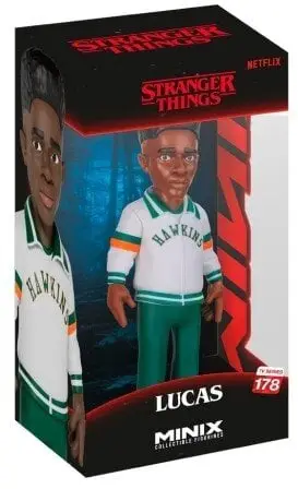 Figurinë koleksionuese Minix Stranger Things Series 4 Lucas #178, dekorative, shumëngjyrëshe