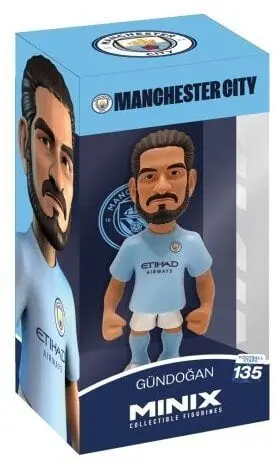Figurinë futbolli Minix Football Stars Manchester City Ilkay Gündogan 8, 12 cm, shumëngjyrëshe