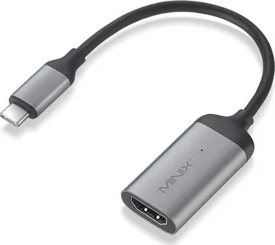 Konvertues Minix USB-C në HDMI, i argjendtë - 1
