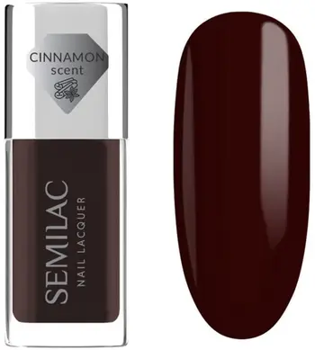 Llak thonjsh Semilac Classic 112 Wine Red, efekt xheli, e kuqe verë
