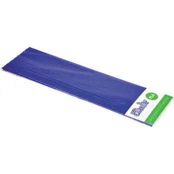Refill PLA për stilolaps 3D 3Doodler PL02 ROYL, 25 shufra, blu e errët