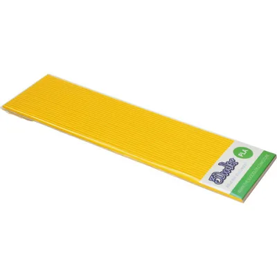 Fishekë PLA për laps 3D 3Doodler PLA PL05-DUCK, set 25 copë, të verdhë - 1