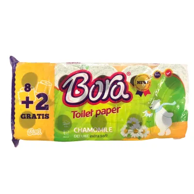 Letër tualeti Bora, kamomil 10 - 100% celuloze - 1