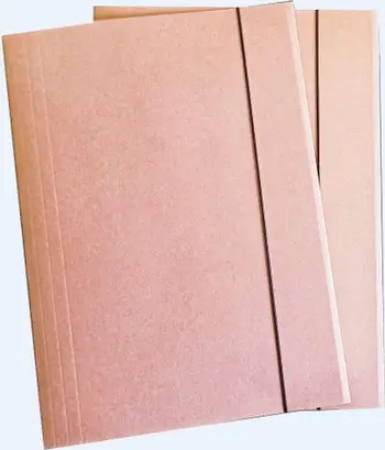 Dosje dokumentesh Wektor A4 Eco Kraft, paketim 10 copë, kafe natyrale