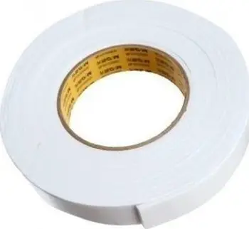 Shirit shkumë ngjitës dyanësh M&amp;G, 24mm, 5m, i bardhë