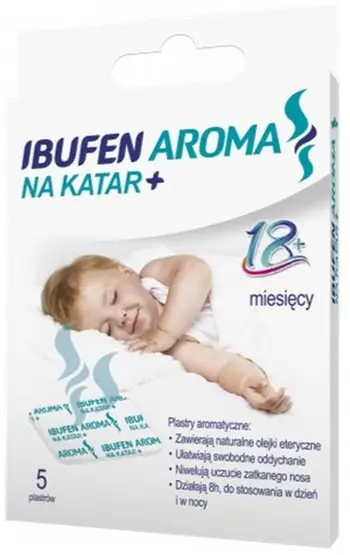 Arna aromatike për hundë Ibufen Aroma Polpharma, për fëmijë, 5 copë