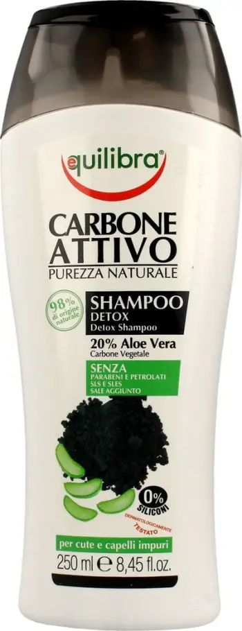 Shampon për femra Equilibra Carbo Detox, 250ml