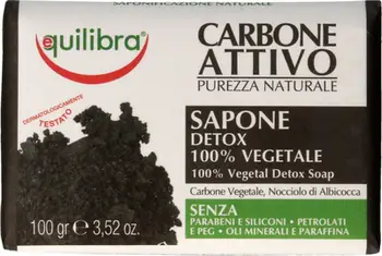 Sapun detoksifikues Equilibra Carbo Detox, 100% bimor, 100g