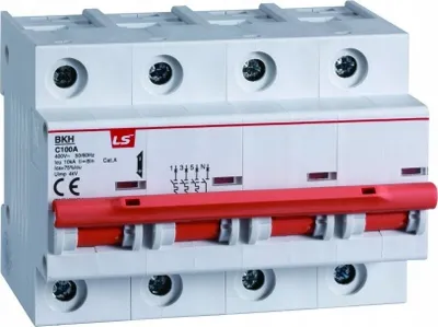 Ndërprerës automatik LSiS BKH 3P D100A, 10kA, 1.5 module - 1