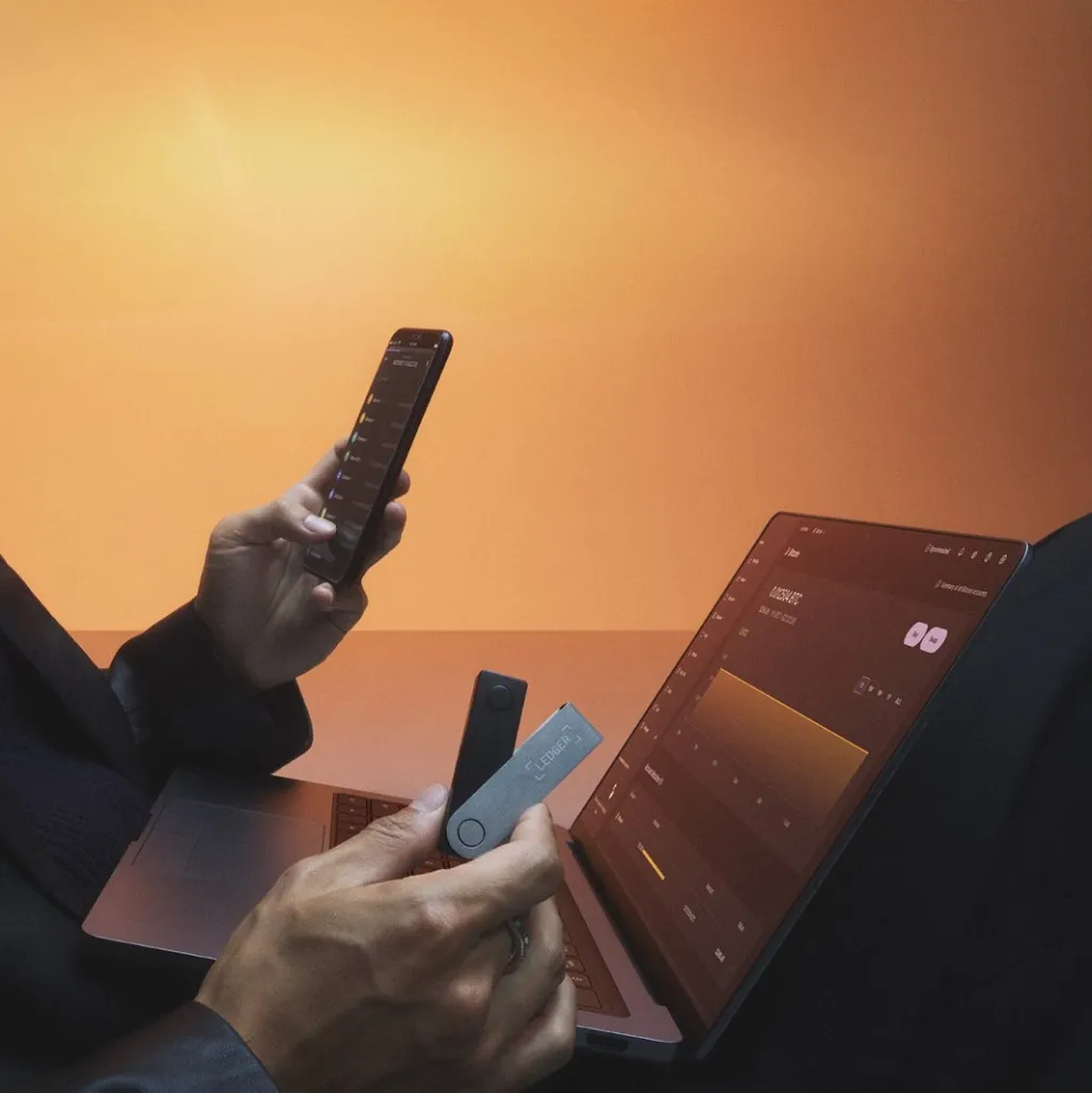 Pajisje për kriptovaluta Ledger Nano X, e zezë - 6