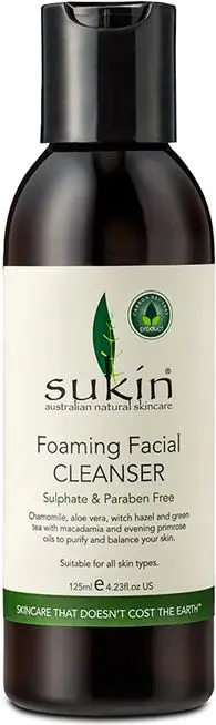 Xhel pastrues për fytyrë Sukin Foaming Facial Cleanser, 125ml