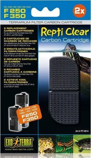 Bobina Exo Terra Carbon, për filtrin e brendshëm Repti Clear F250, të zeza