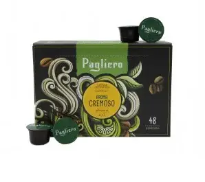 Pagliero Cremoso , përzierje kompatibile me Caffitaly® (48 kapsula)