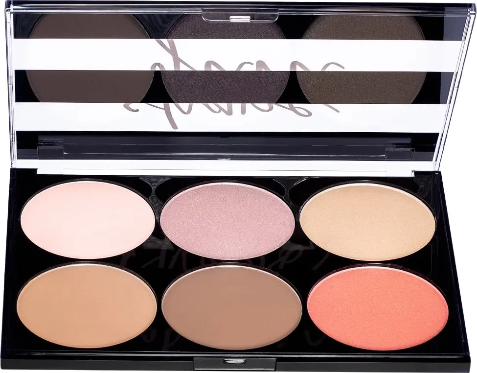 SHAPE GURU Face sculpting palette with highlighter, contour and blush - 2
