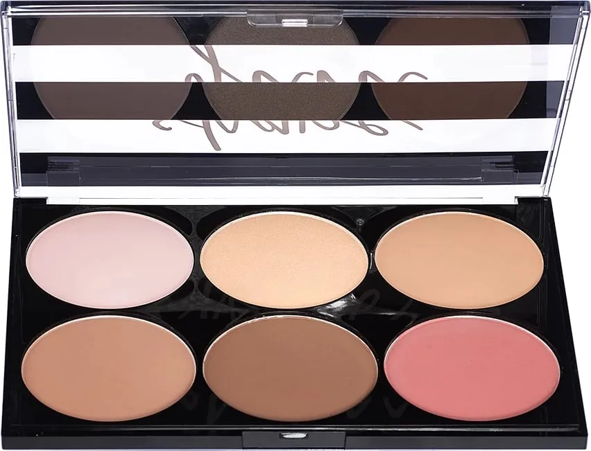 SHAPE GURU Face sculpting palette with highlighter, contour and blush - 3