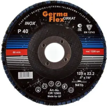 Disk prerës Germaflex P80, 1125mm, i zi