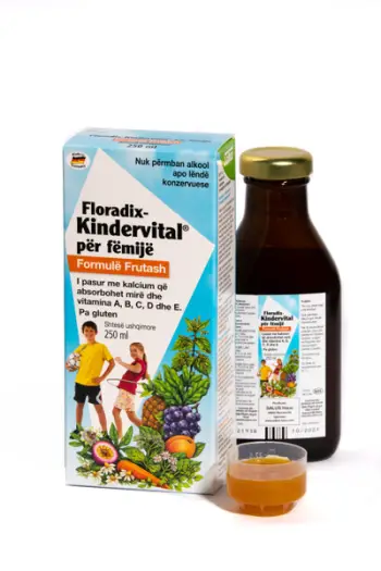 Floradix - KINDERVITAL, 250 ml - Shurup bimor me vitamina për fëmijë