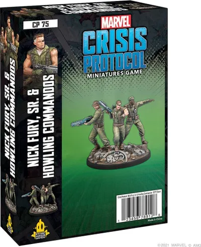 Ekspansion loje Atomic Mass Games Marvel Crisis Protocol, Nick Fury Sr dhe Howling Commandos - 1