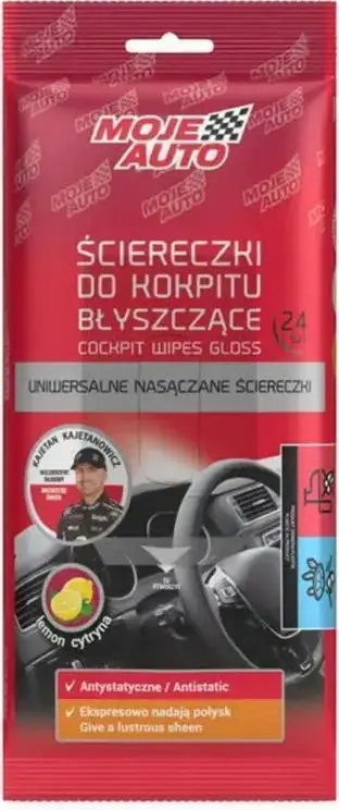 Shamponeta për kokpit Moje Auto MA 19-078, për shkëlqim, 24 copë