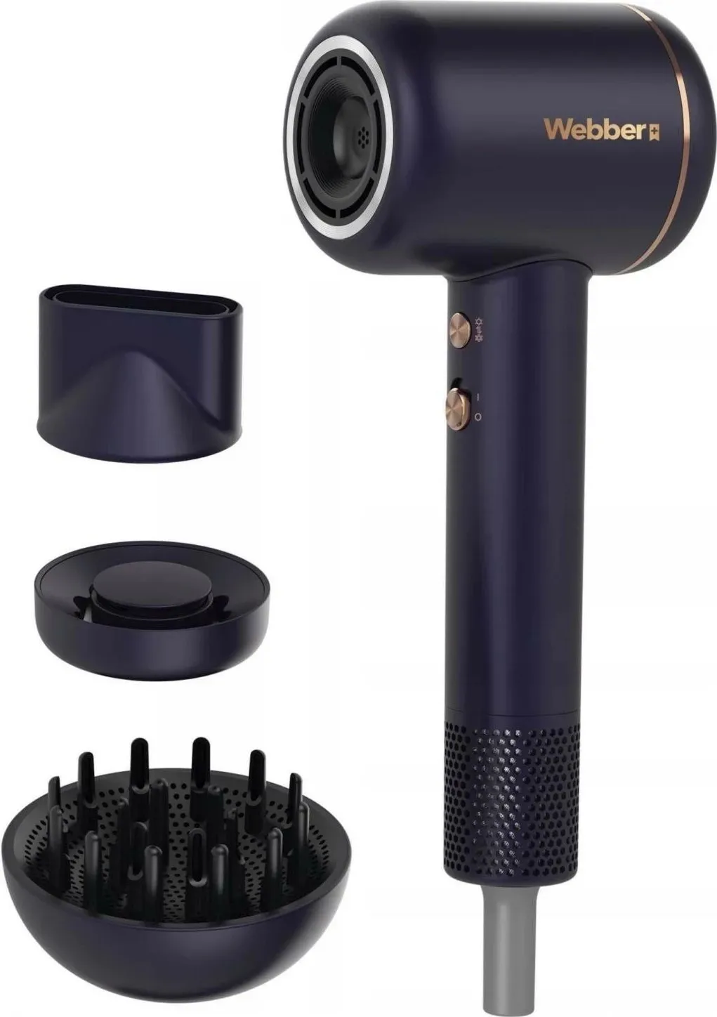 Tharëse flokësh Webber Venta HD1698, 1600W, Granat - 1