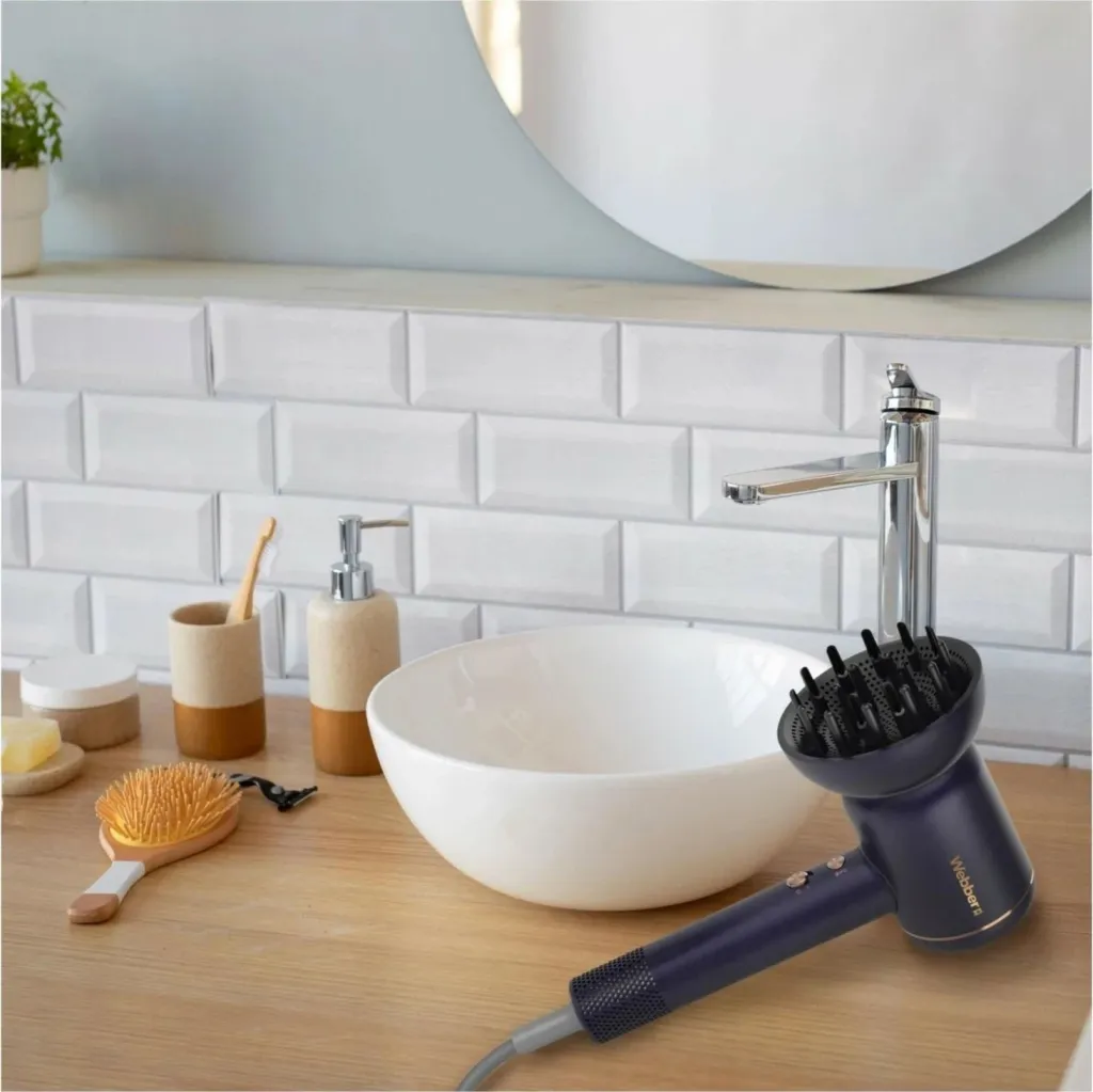 Tharëse flokësh Webber Venta HD1698, 1600W, Granat - 6