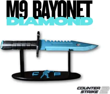 Thikë 3DPrintKS CS2/CS:GO - M9 Bayonet Diamond