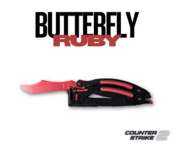 Thikë CS2/CS:GO - Butterfly Ruby