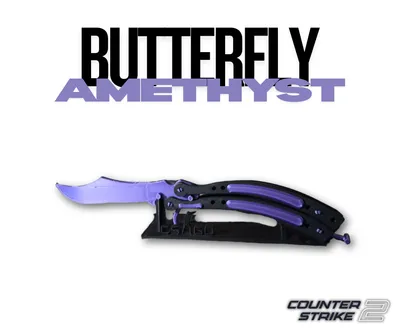 Thikë CS2/CS:GO - Butterfly Amethyst - 1