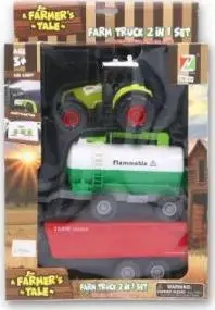 Lodër traktor me makineri bujqësore Gazelo 147443, shumëngjyrësh