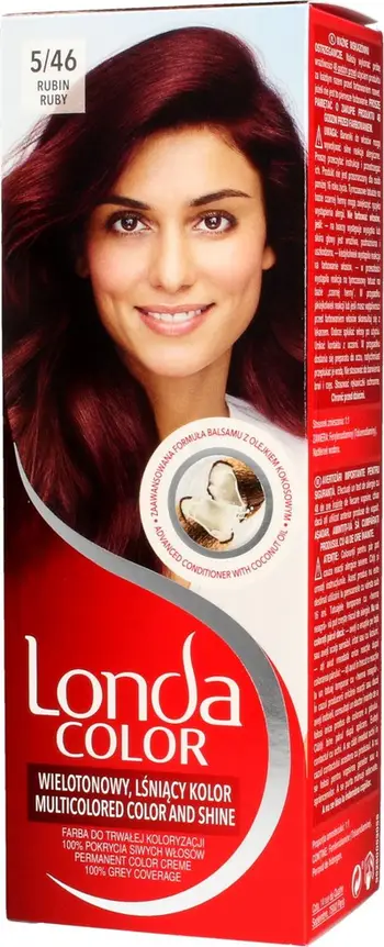 Ngjyrë për flokë Londa Color 5/46 Rubin, 150 ml, e kuqe / rubin
