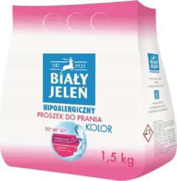 Detergjent për rroba Biały Jeleń Hypoallergenic, 1.5 kg