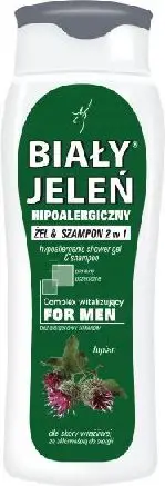 Shampon hipoalergjik 2në1 për meshkuj Bialy Jelen, 300 ml