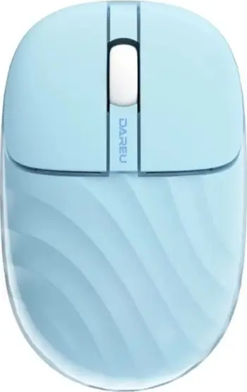 Maus wireless Dareu LM135D, 1200 DPI, 5 butona, Blu