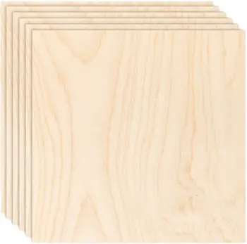 Pllakë druri panjë Bambu Lab Birch Plywood, për aksesorë 3D printeri, natyrale