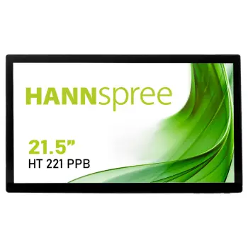 Monitor touchscreen Hannspree HT221PPB, 21.5 inch, Full HD, LED, 4 ms, i zi
