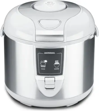 Gatues elektrik për oriz Gastroback, 450W, argjendtë