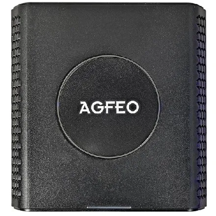 Headset AGFEO DECT IP, 100 Mbit/s, Bardhë - 1
