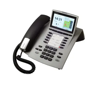 Telefon IP AGFEO ST 45, IP, Silver, Wired handset, Desk/Wall