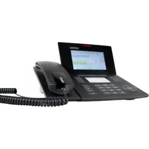 Telefon IP AGFEO ST 53 IP, i zi, me dorëzë me kabllo
