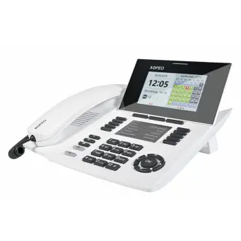 Telefon IP AGFEO ST 56, LCD, 5000 kontakte, i bardhë