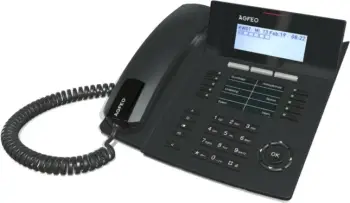 Telefon IP AGFEO ST 54 IP, i zi, dorëzë me kabllo, 5000 kontakte