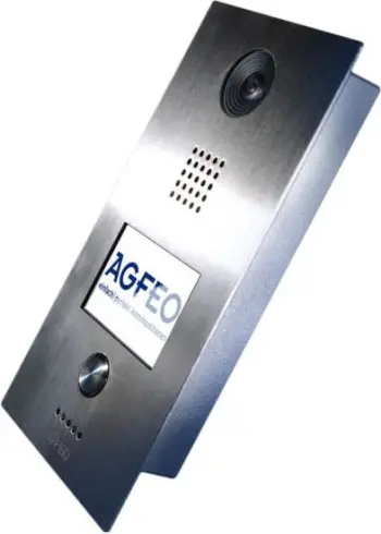 Interkom video AGFEO IP-Video TFE 1, 8.89 cm (3.5"), TFT, 480 x 320 pixels, 1280 x 720 pixels, 20 fps, G.711, argjendtë