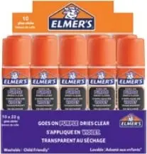 Ngjitës shkop Elmer's, 22g, 10 copë, ngjyrë vjollcë