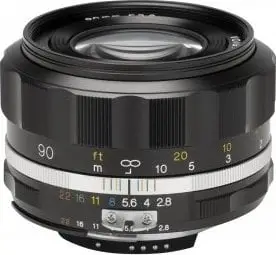 Objektiv Voigtlander APO Skopar SL IIs 90mm f/2.8, për Nikon F, i zi