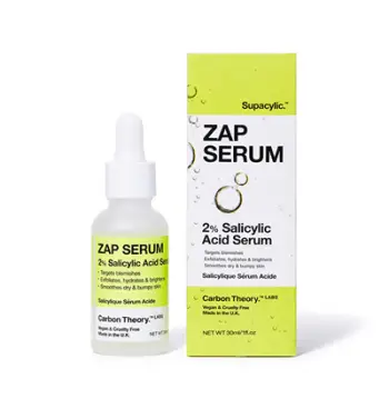 Serum rigjenerues për fytyrë Carbon Theory Supacylic. Zap Serum, 30 ml