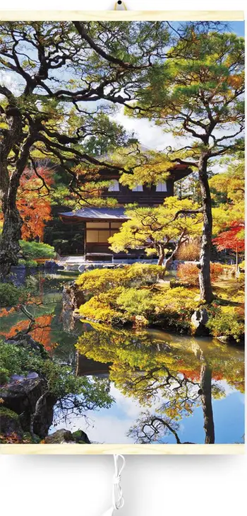 Panel ngrohës dekorativ TRIO Garden Kyoto, infra të kuqe, 420W 210W, 100 x 57 cm