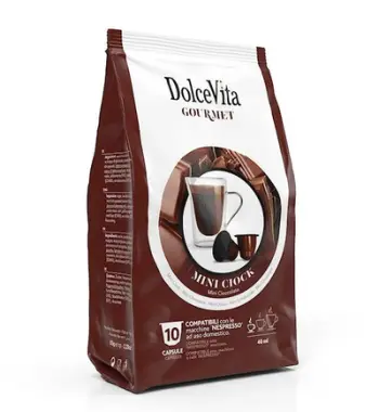 Dolce Vita Chocolate, përzierje kompatibile me Nespresso® (10 kapsula)