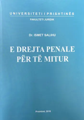 E Drejta Penale Per Te Mitur - Ismet Salihu
